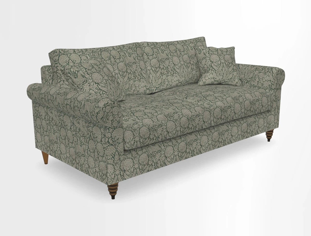 Apuldram 3 Seater Sofa in Clever Cotton Mix Mineral 
