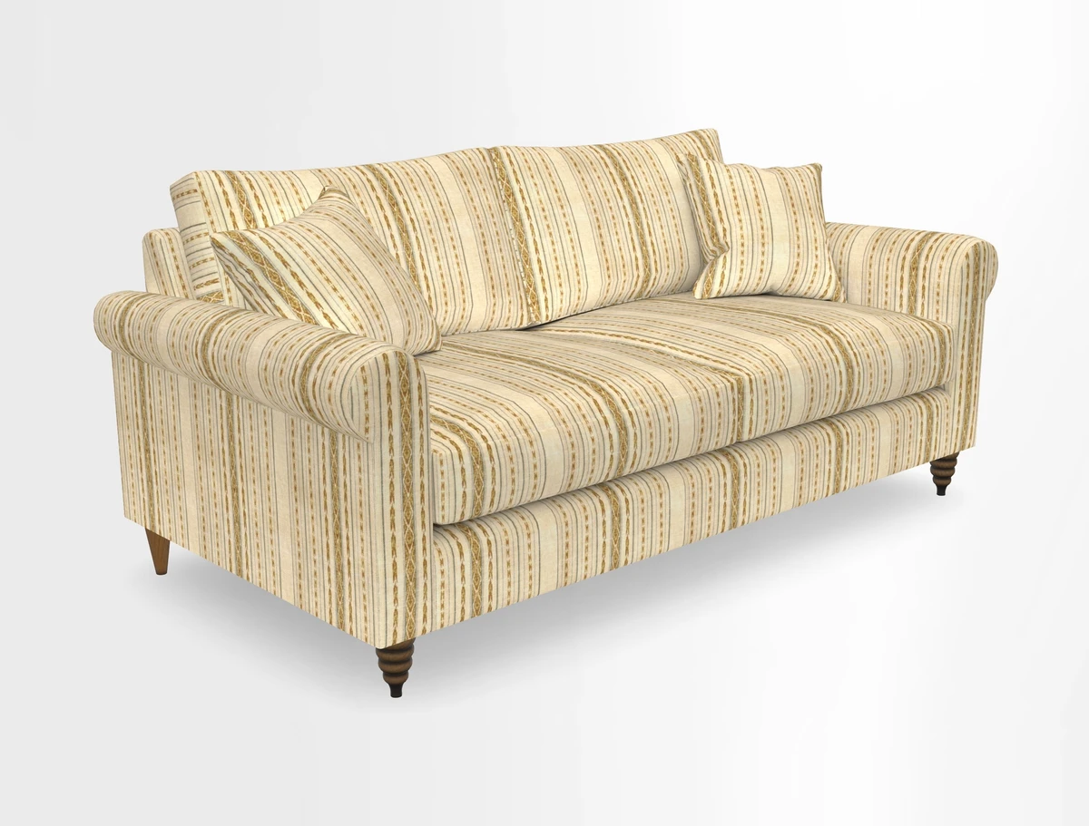 Apuldram 3 Seater Sofa in Clever Cotton Mix Mineral 