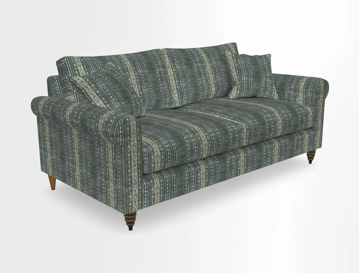 Apuldram 3 Seater Sofa in Clever Cotton Mix Mineral 