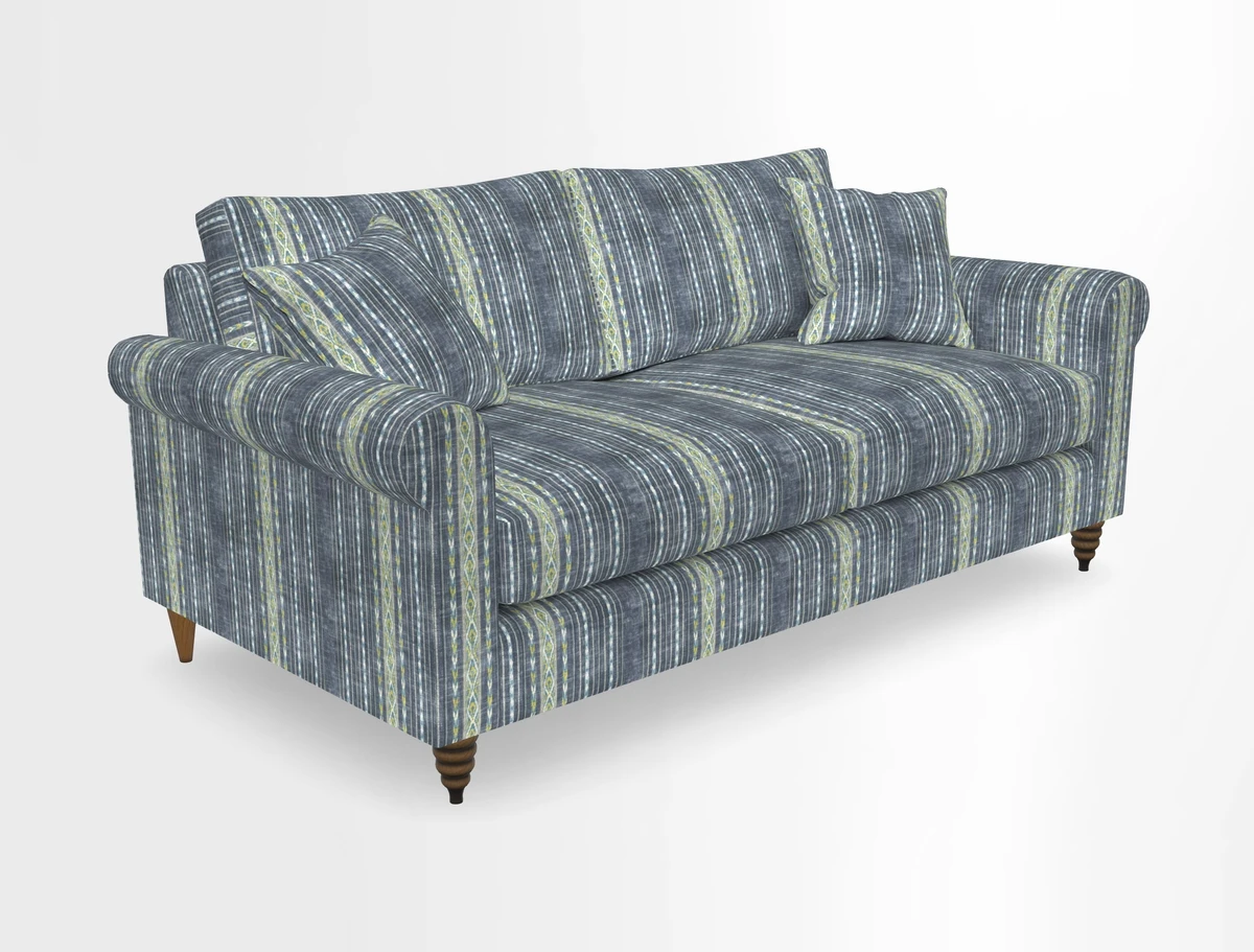 Apuldram 3 Seater Sofa in Clever Cotton Mix Mineral 