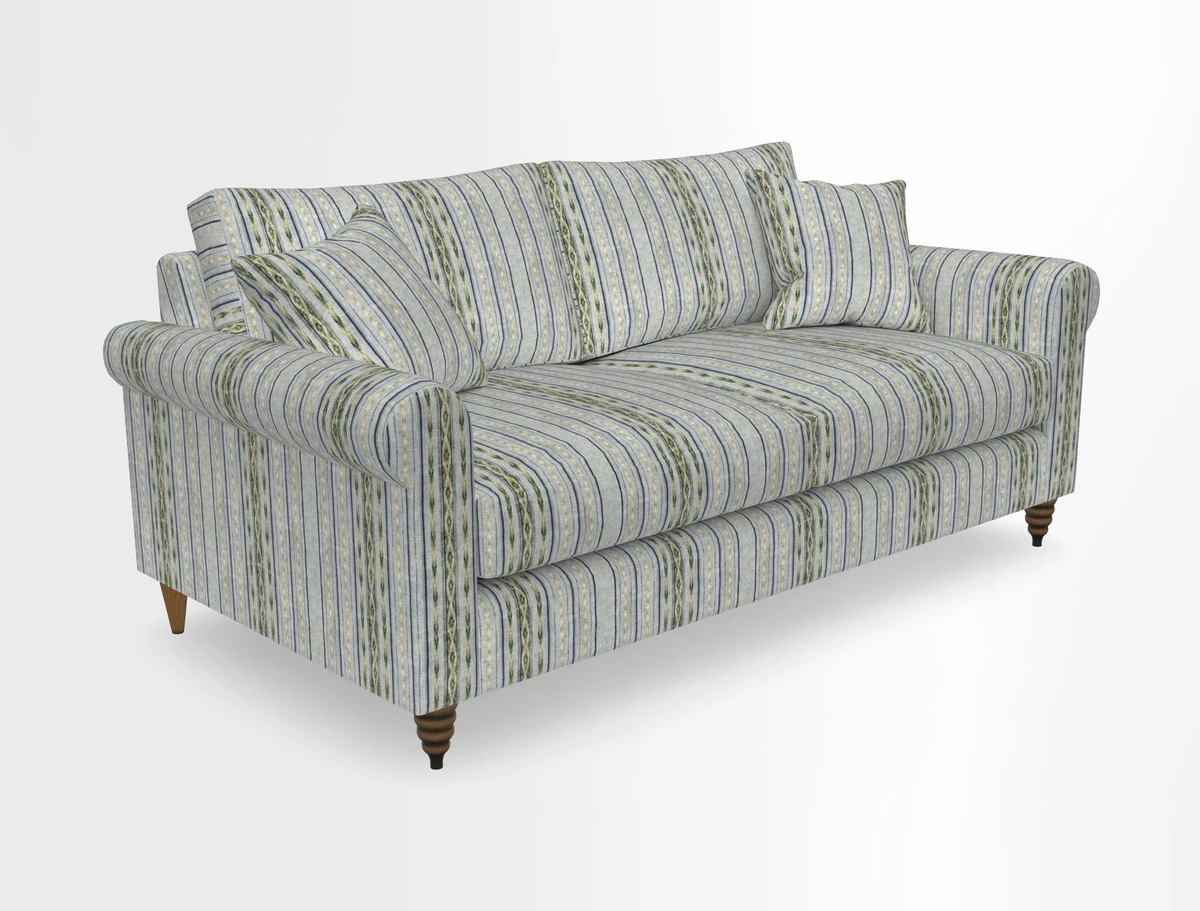 Apuldram 3 Seater Sofa in Clever Cotton Mix Mineral 