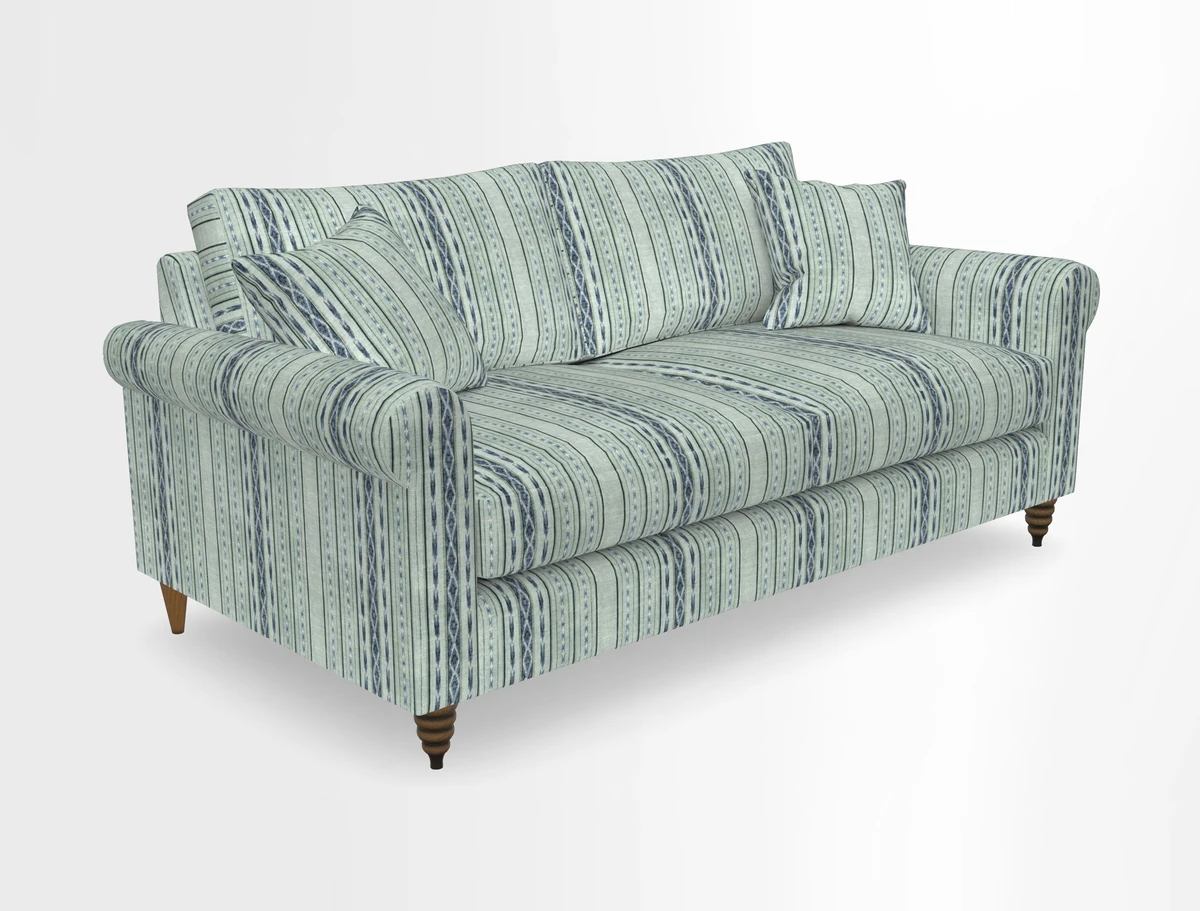 Apuldram 3 Seater Sofa in Clever Cotton Mix Mineral 