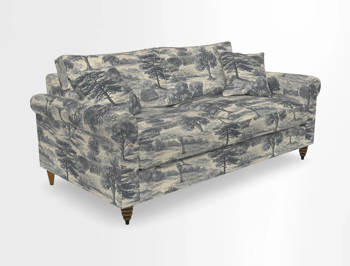 Apuldram 3 Seater Sofa in Clever Cotton Mix Mineral 