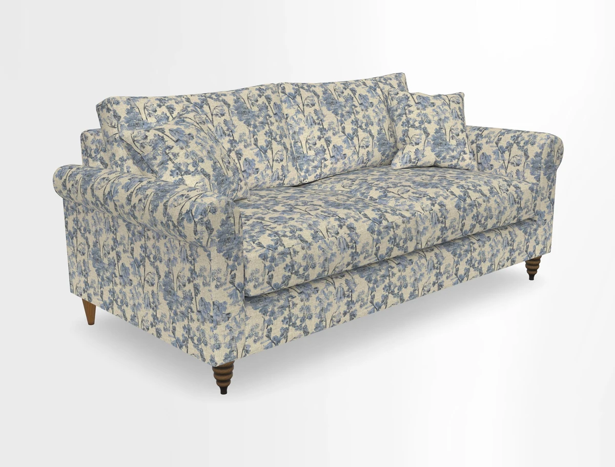 Apuldram 3 Seater Sofa in Clever Cotton Mix Mineral 