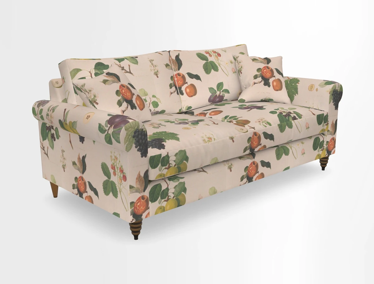 Apuldram 3 Seater Sofa in Clever Cotton Mix Mineral 