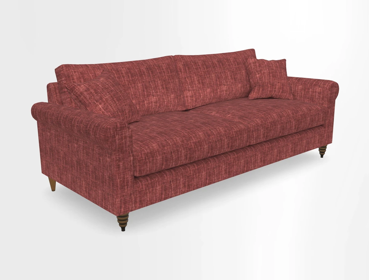Apuldram 4 Seater Sofa in Clever Cotton Mix Mineral 