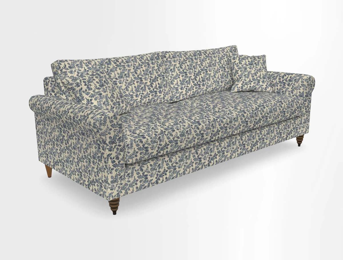 Apuldram 4 Seater Sofa in Clever Cotton Mix Mineral 