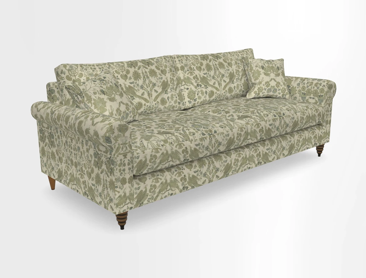 Apuldram 4 Seater Sofa in Clever Cotton Mix Mineral 