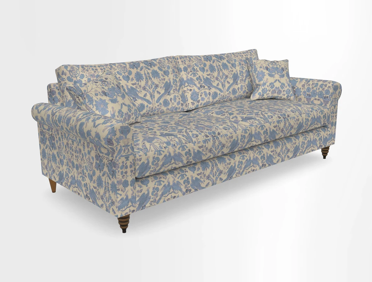 Apuldram 4 Seater Sofa in Clever Cotton Mix Mineral 