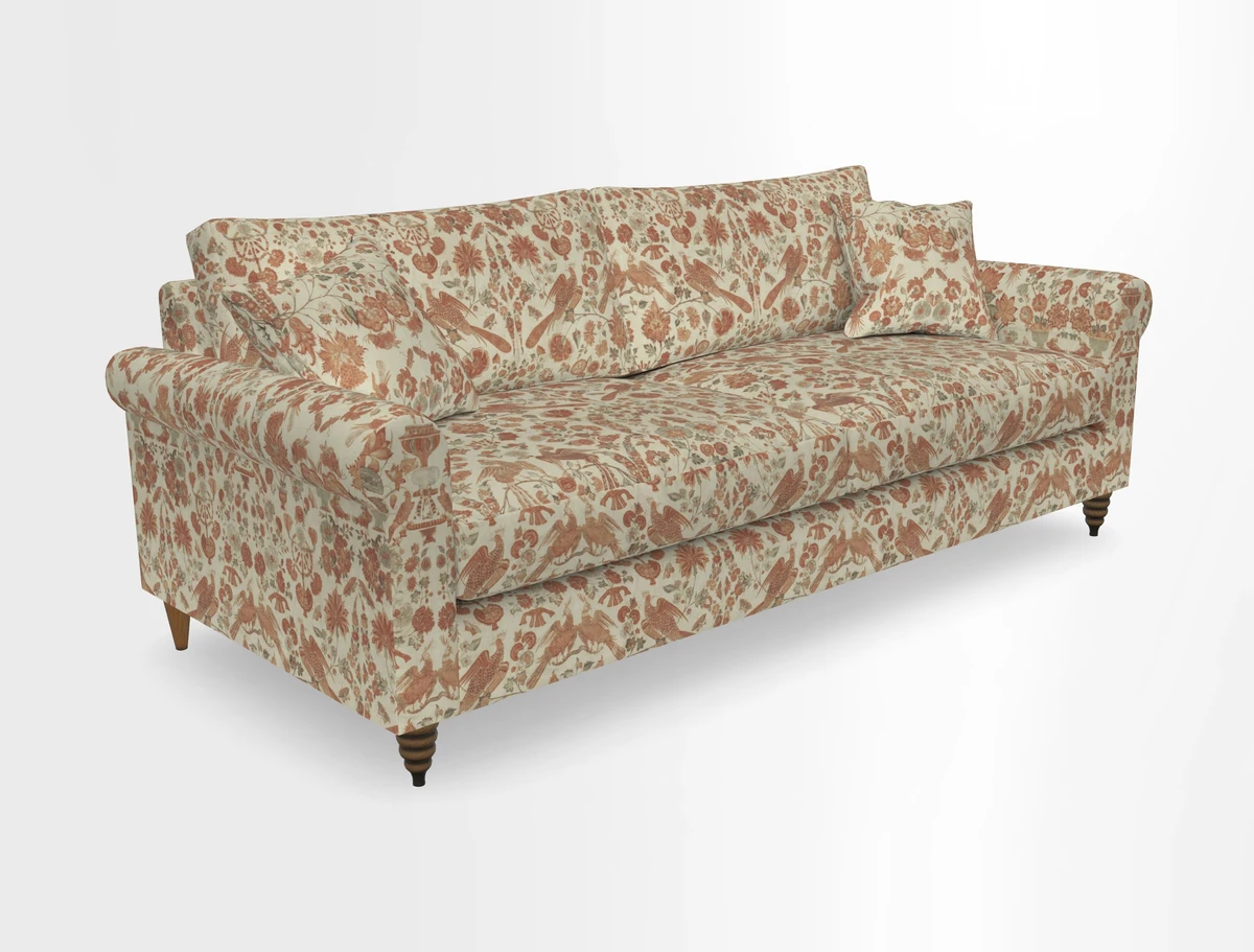 Apuldram 4 Seater Sofa in Clever Cotton Mix Mineral 