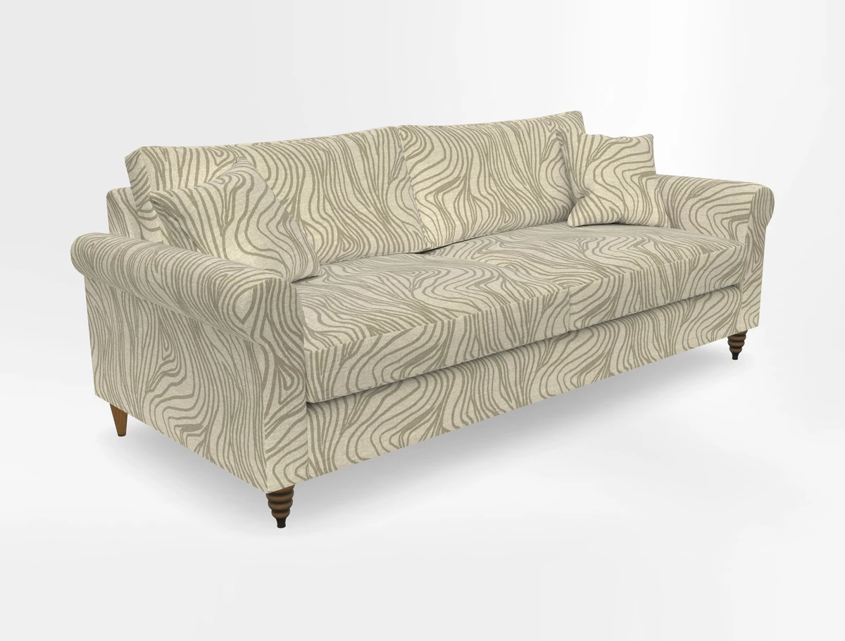 Apuldram 4 Seater Sofa in Clever Cotton Mix Mineral 