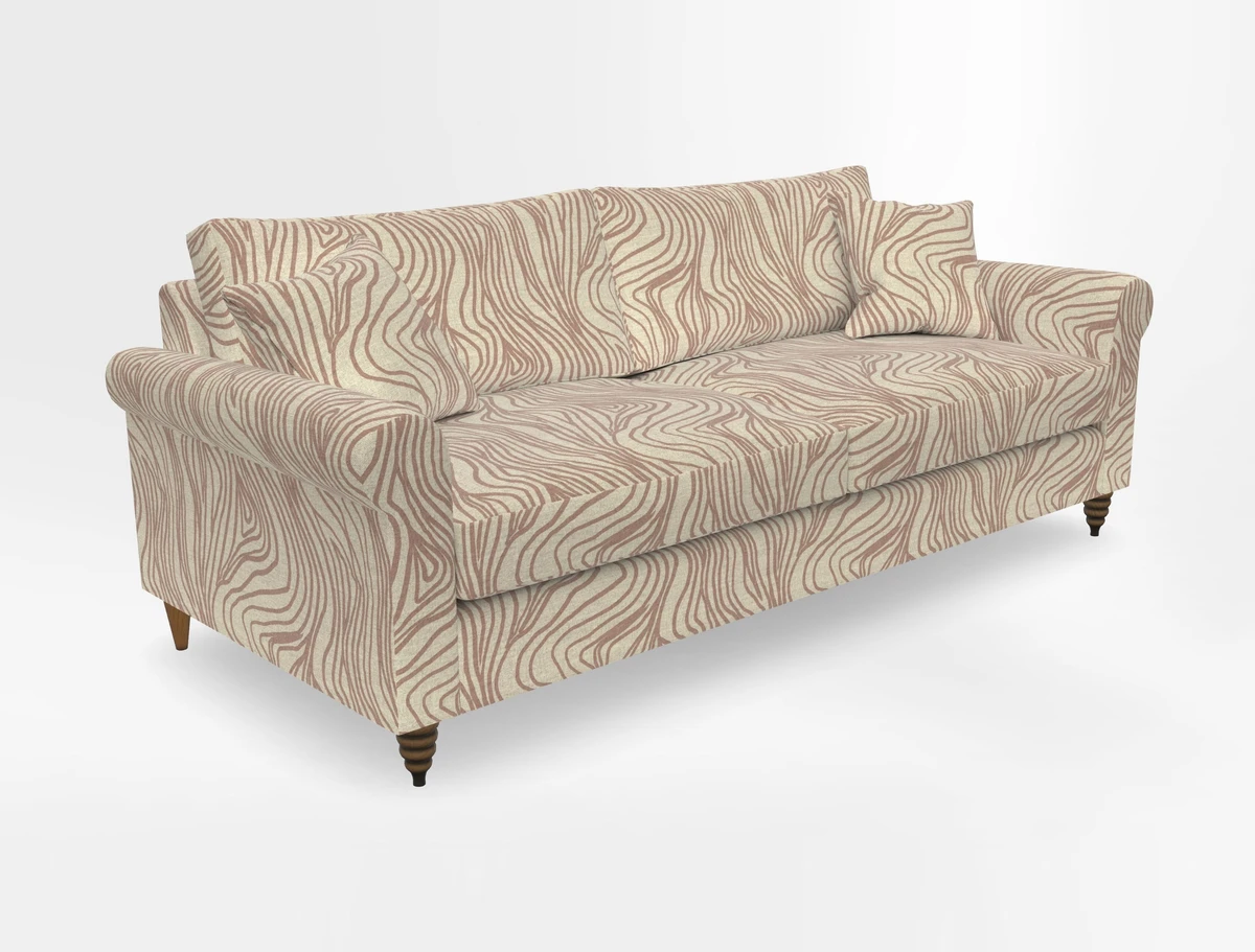 Apuldram 4 Seater Sofa in Clever Cotton Mix Mineral 