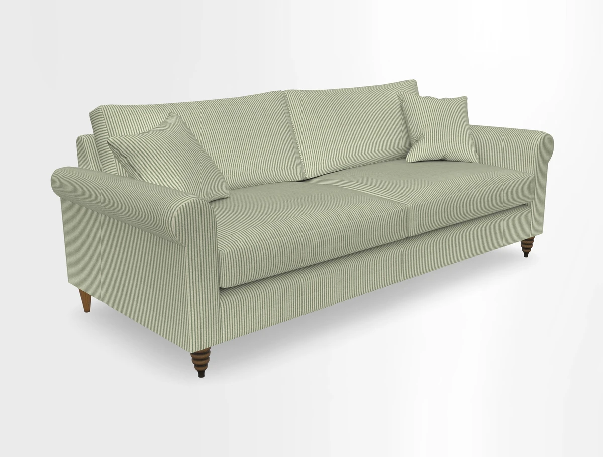 Apuldram 4 Seater Sofa in Clever Cotton Mix Mineral 