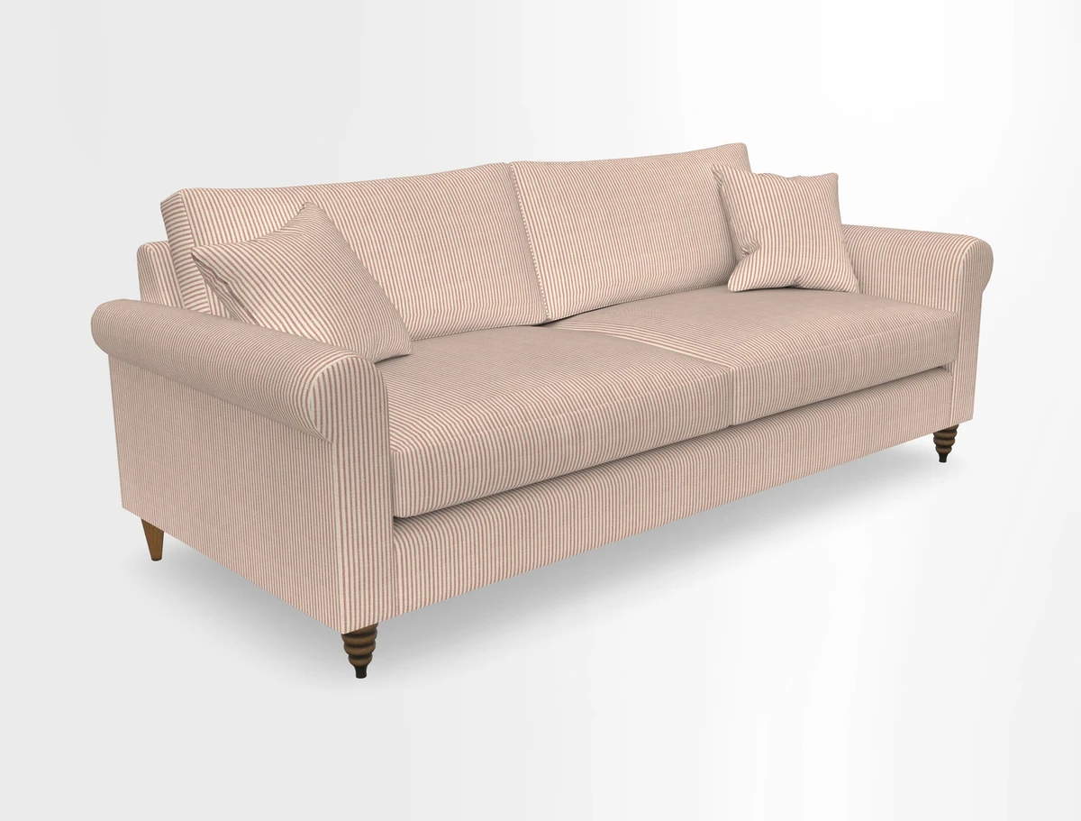 Apuldram 4 Seater Sofa in Clever Cotton Mix Mineral 