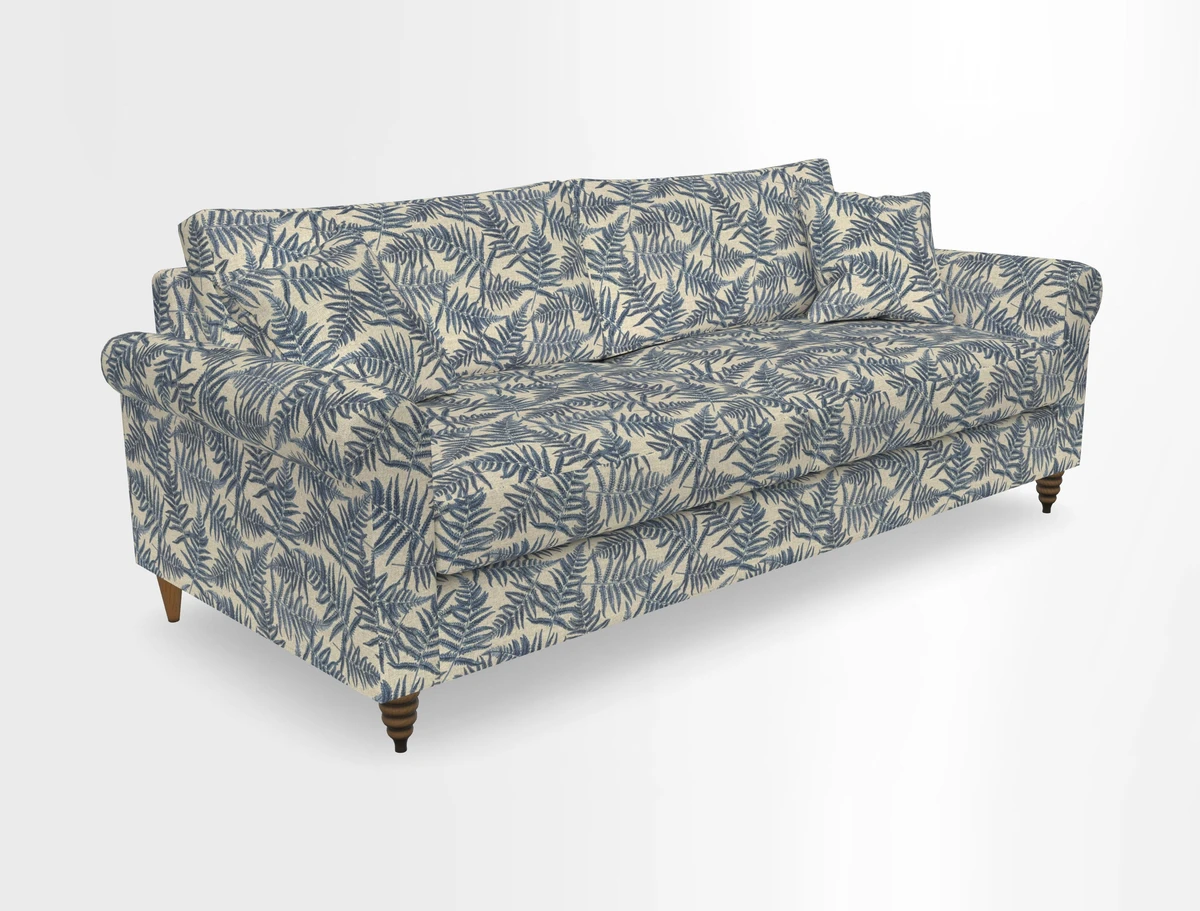 Apuldram 4 Seater Sofa in Clever Cotton Mix Mineral 