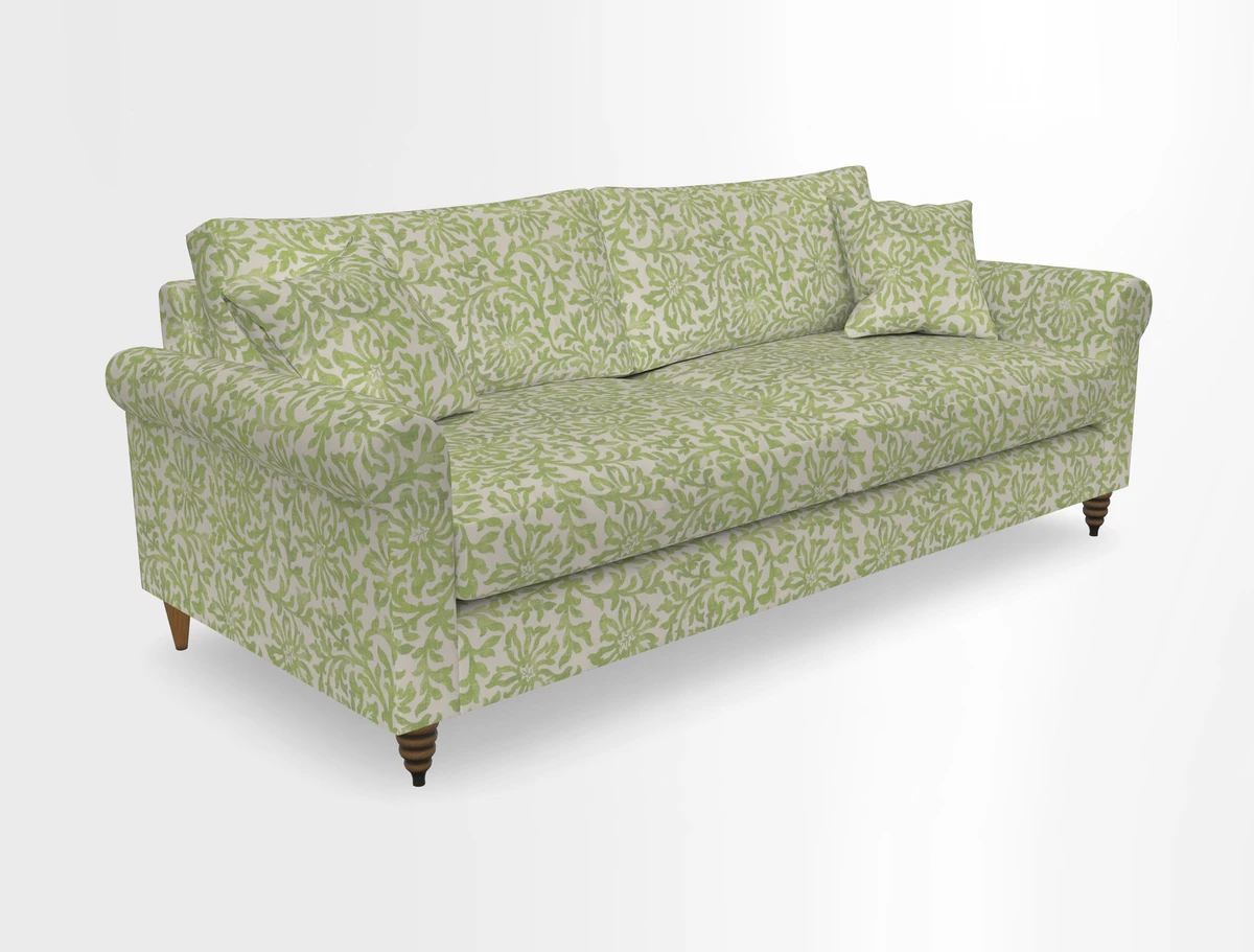 Apuldram 4 Seater Sofa in Clever Cotton Mix Mineral 