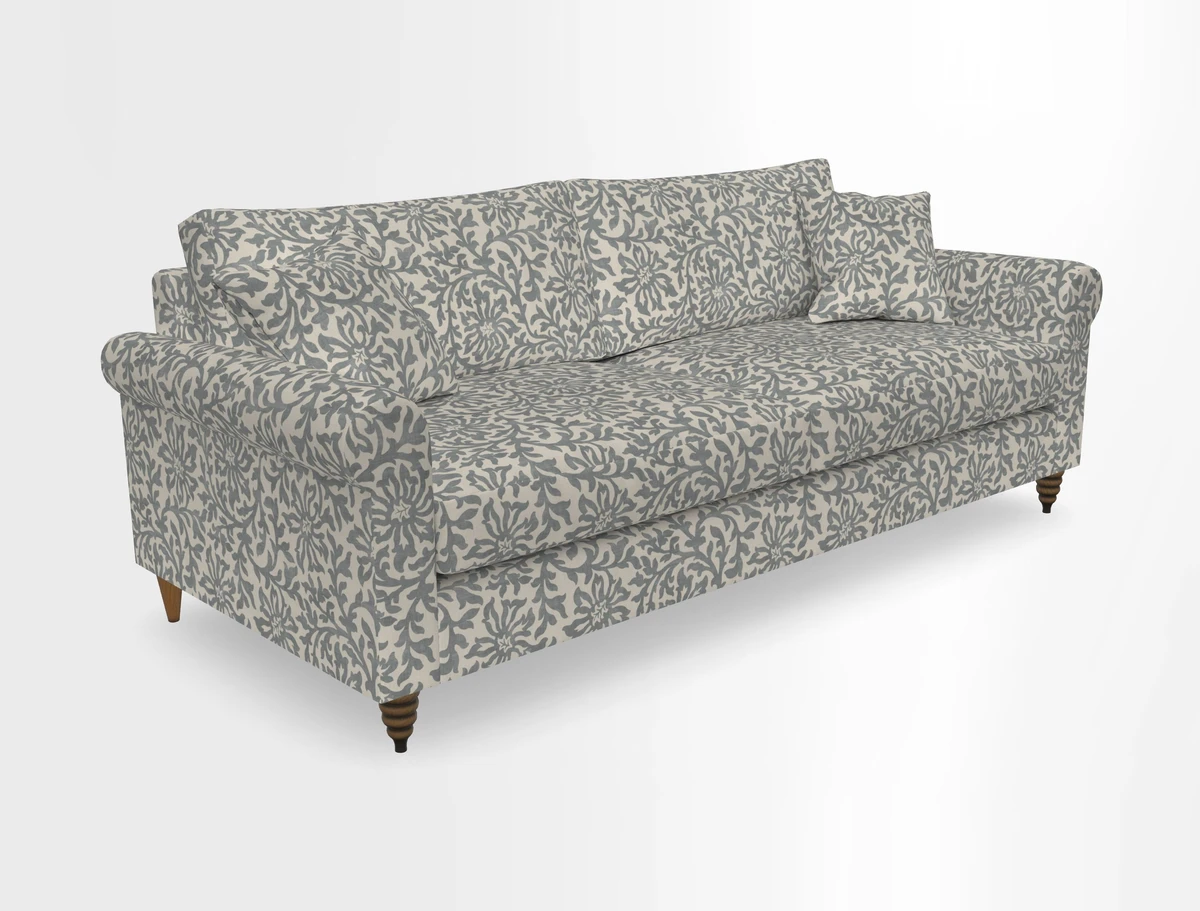 Apuldram 4 Seater Sofa in Clever Cotton Mix Mineral 