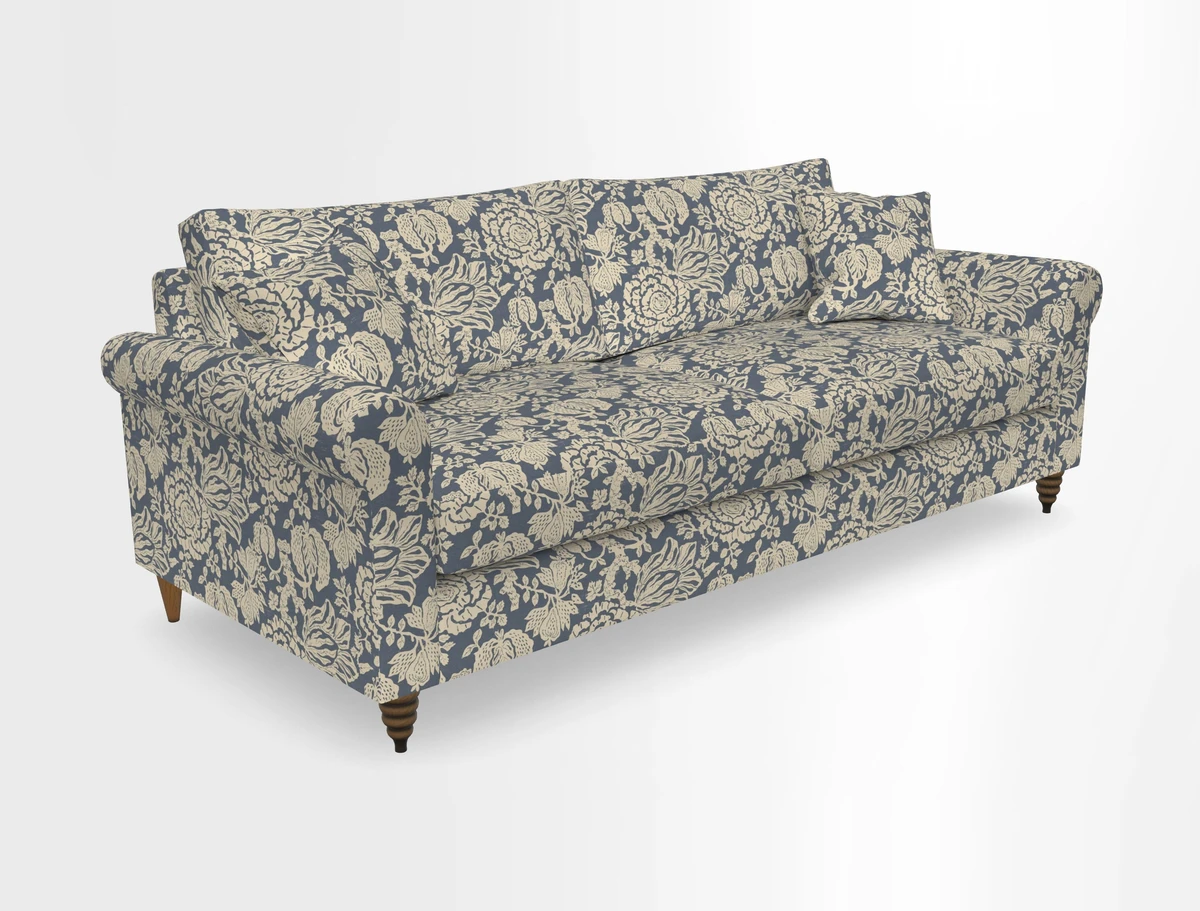 Apuldram 4 Seater Sofa in Clever Cotton Mix Mineral 
