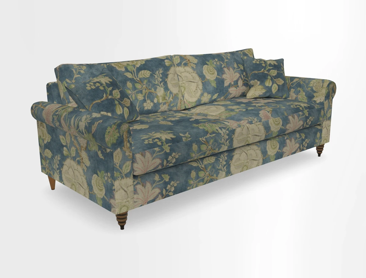 Apuldram 4 Seater Sofa in Clever Cotton Mix Mineral 