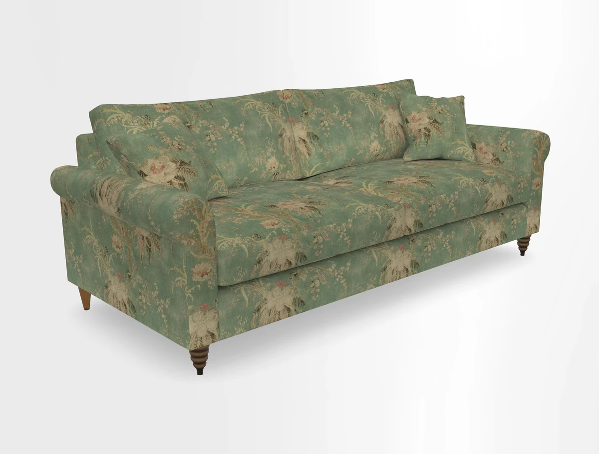Apuldram 4 Seater Sofa in Clever Cotton Mix Mineral 