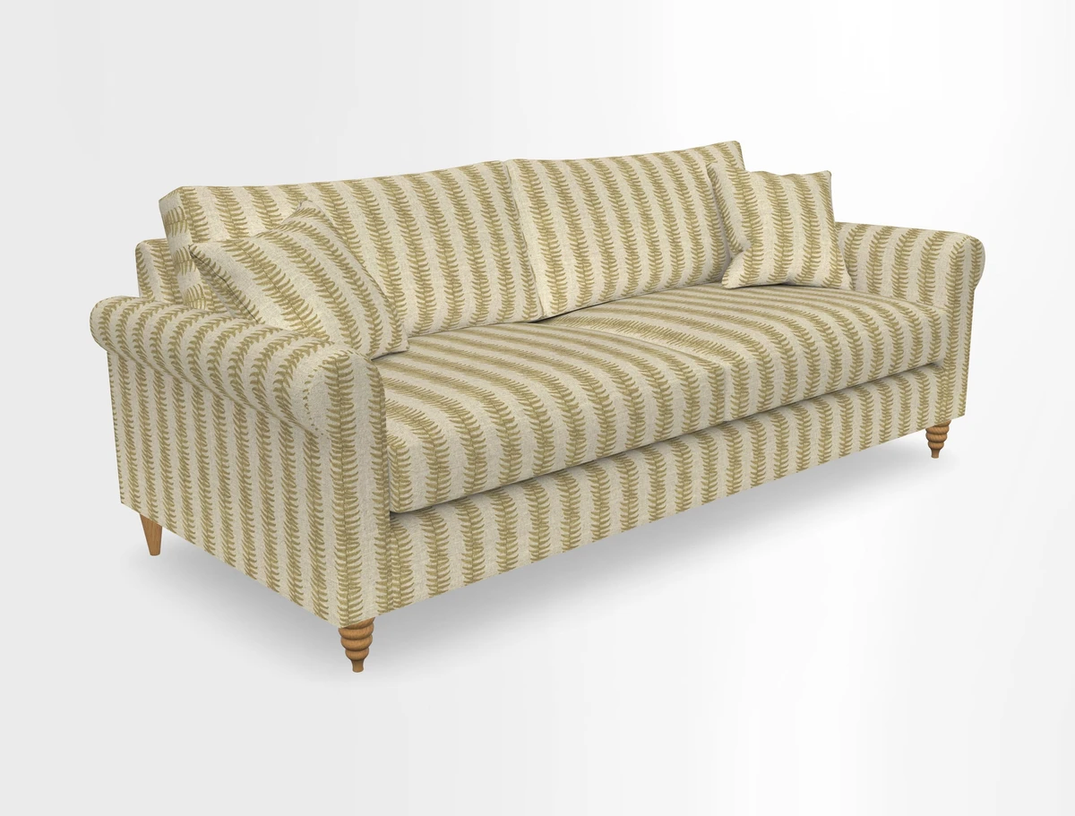 Apuldram 4 Seater Sofa in Clever Cotton Mix Mineral 