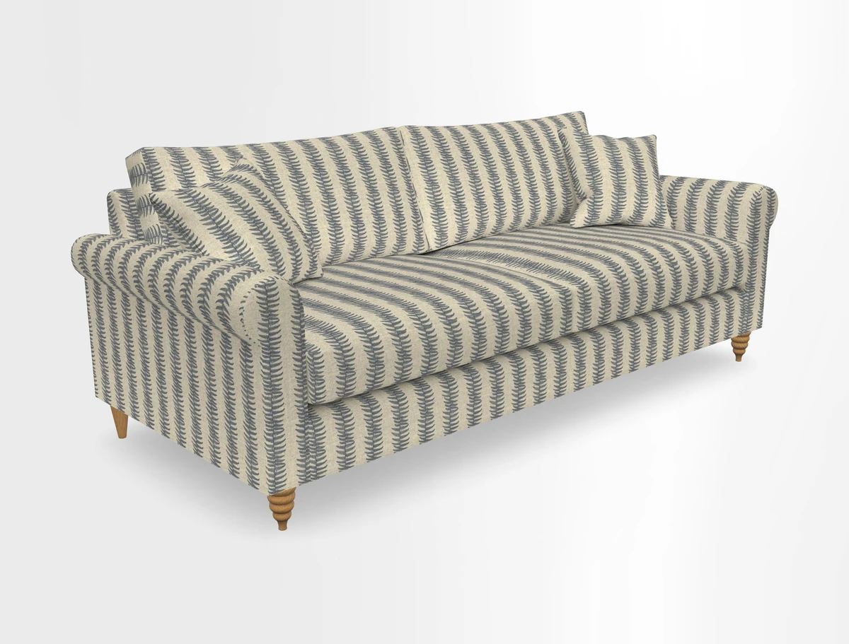Apuldram 4 Seater Sofa in Clever Cotton Mix Mineral 