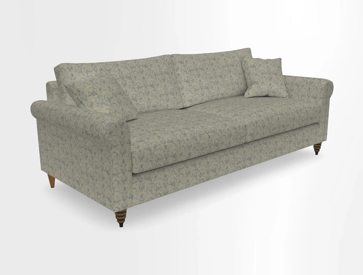 Apuldram 4 Seater Sofa in Clever Cotton Mix Mineral 