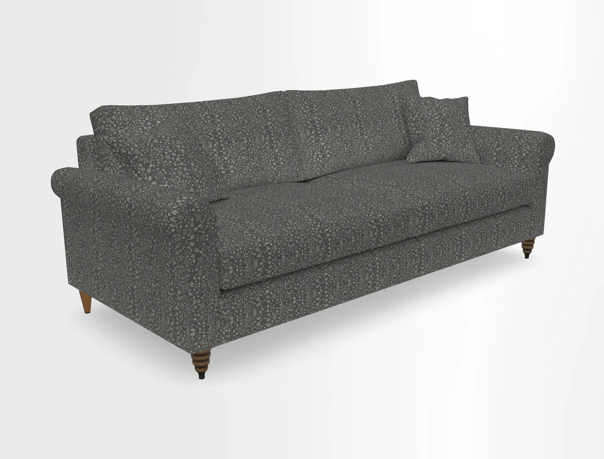 Apuldram 4 Seater Sofa in Clever Cotton Mix Mineral 