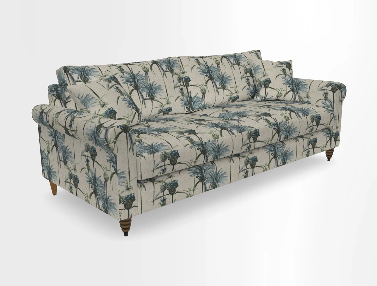 Apuldram 4 Seater Sofa in Clever Cotton Mix Mineral 