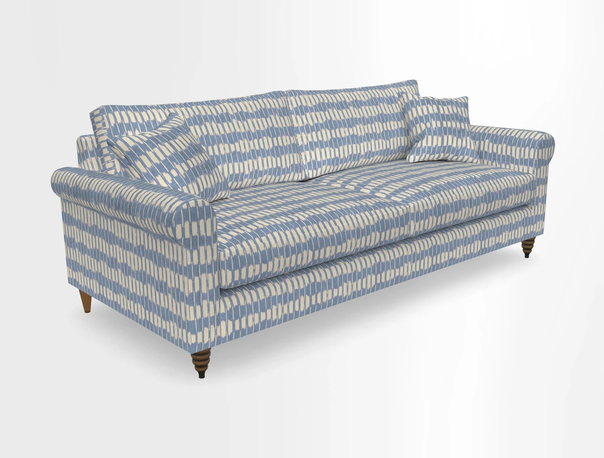 Apuldram 4 Seater Sofa in Clever Cotton Mix Mineral 