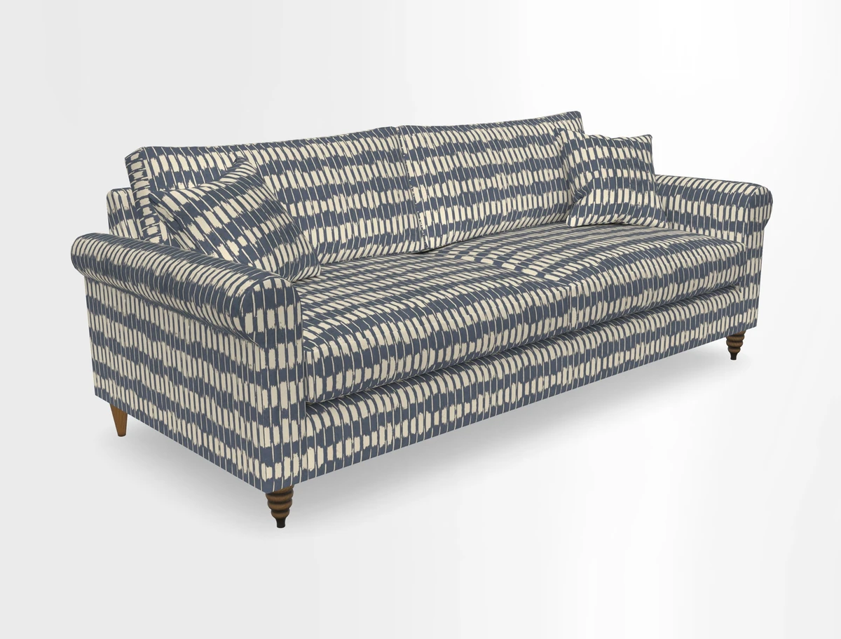 Apuldram 4 Seater Sofa in Clever Cotton Mix Mineral 