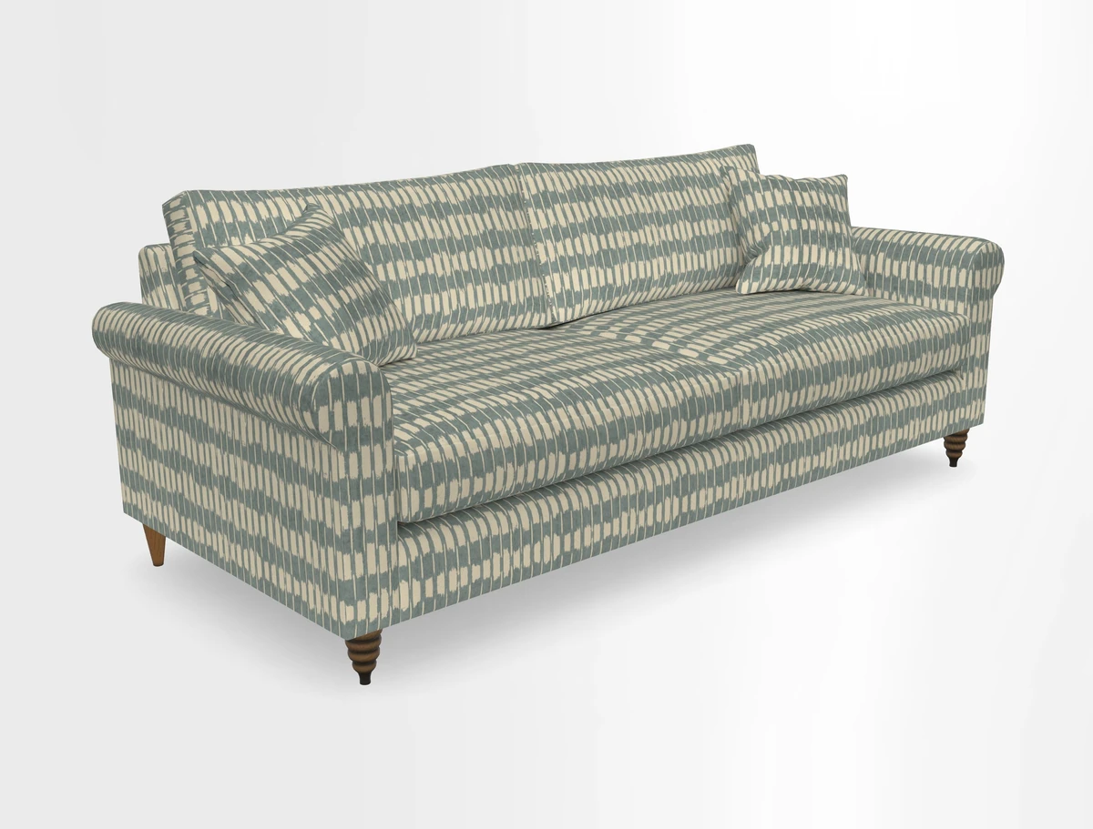 Apuldram 4 Seater Sofa in Clever Cotton Mix Mineral 
