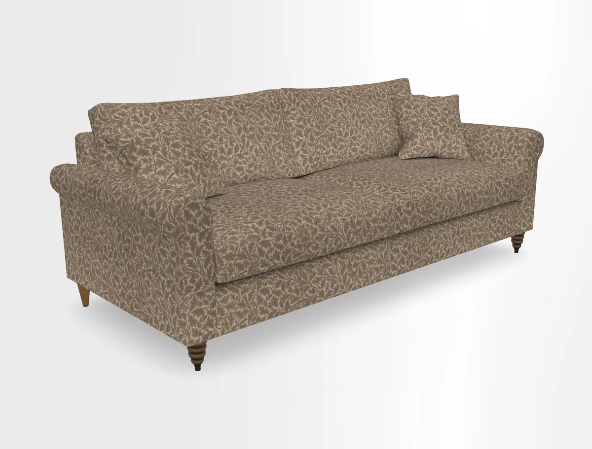 Apuldram 4 Seater Sofa in Clever Cotton Mix Mineral 