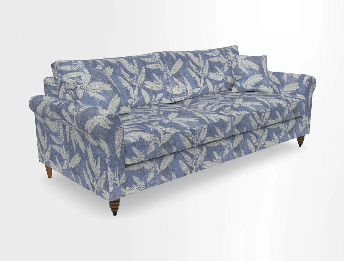 Apuldram 4 Seater Sofa in Clever Cotton Mix Mineral 