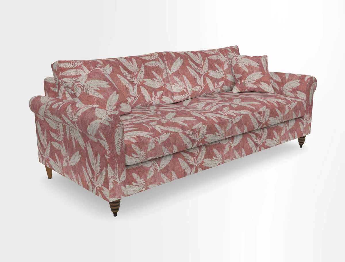 Apuldram 4 Seater Sofa in Clever Cotton Mix Mineral 