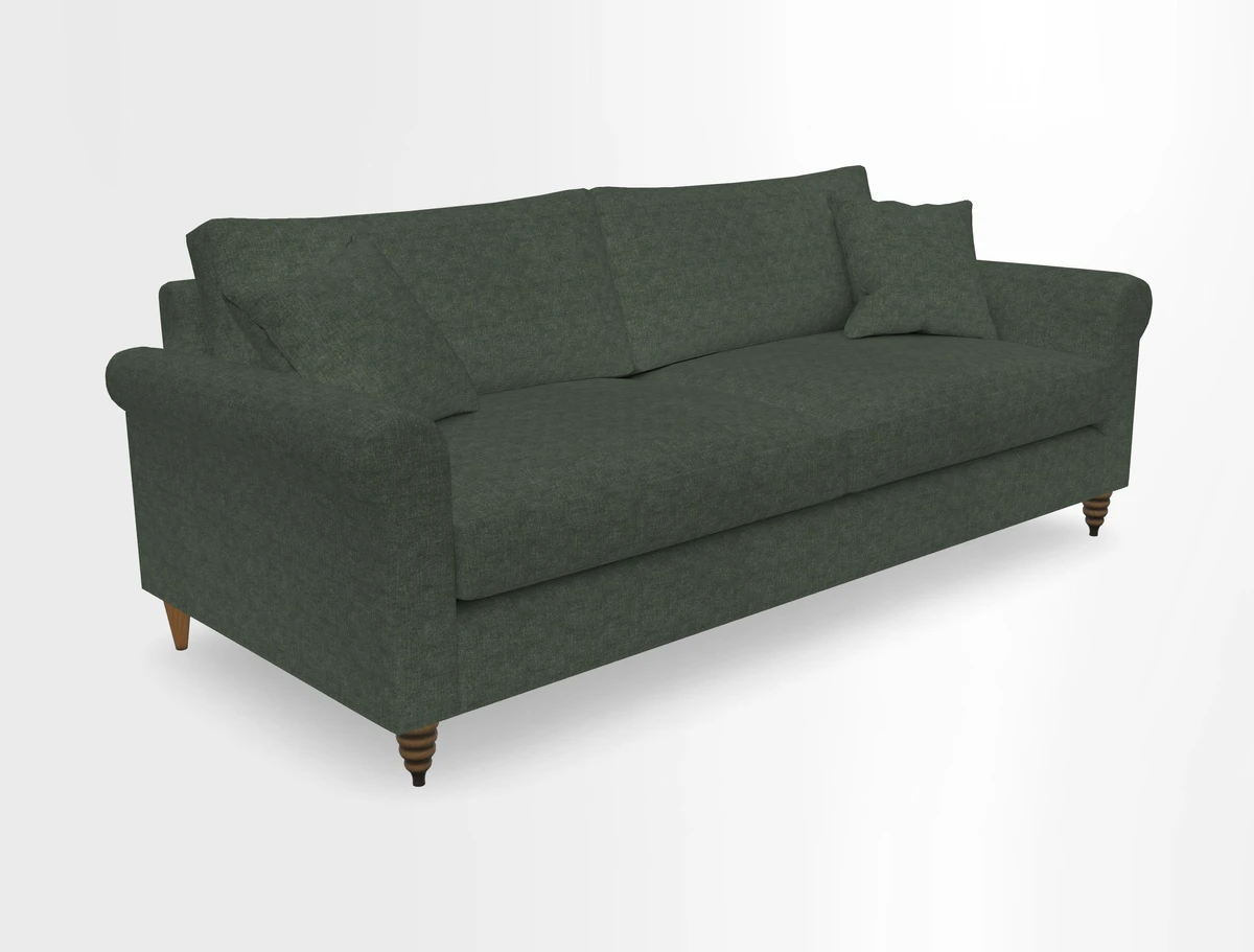 Apuldram 4 Seater Sofa in Clever Cotton Mix Mineral 