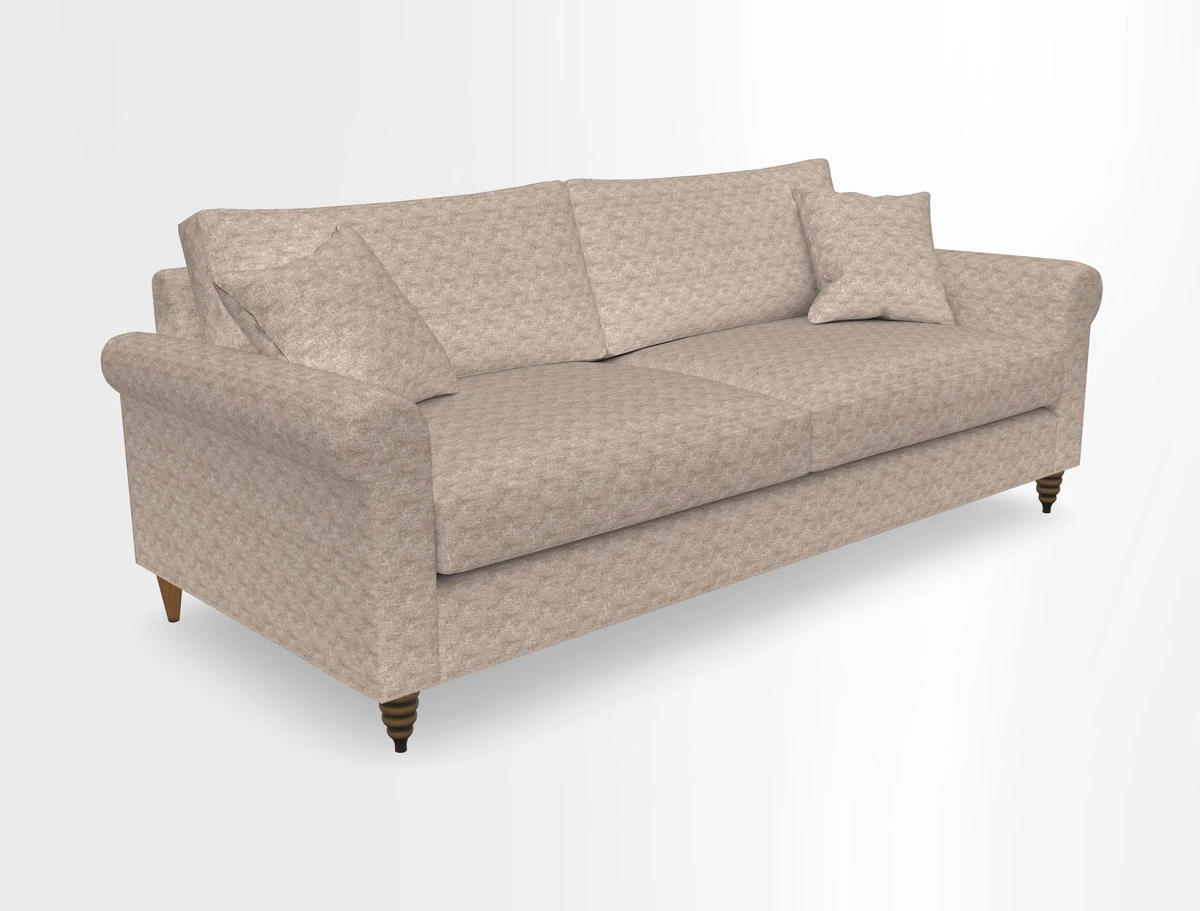 Apuldram 4 Seater Sofa in Clever Cotton Mix Mineral 