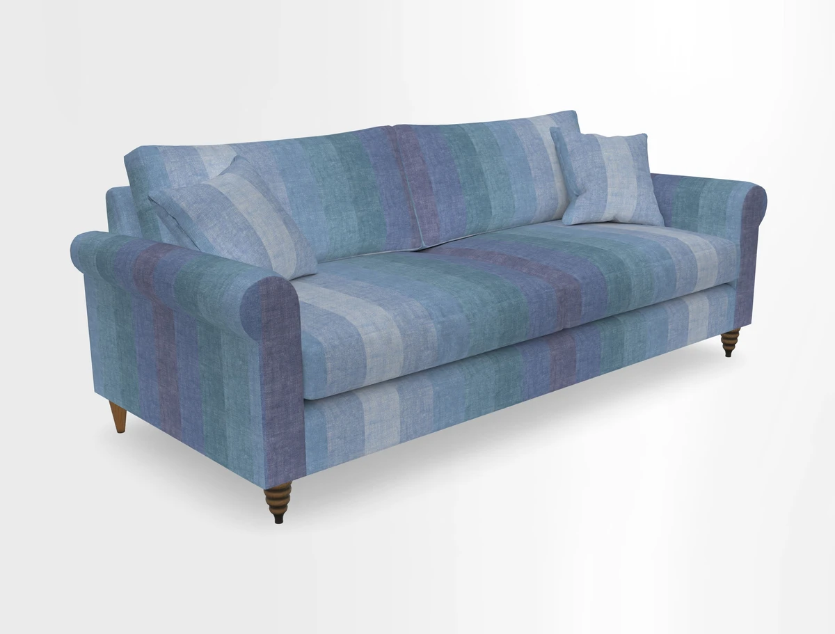 Apuldram 4 Seater Sofa in Clever Cotton Mix Mineral 