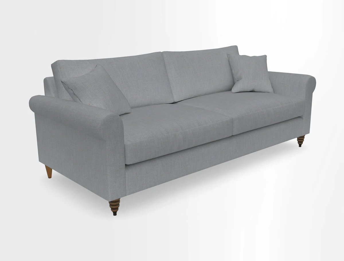 Apuldram 4 Seater Sofa in Clever Cotton Mix Mineral 