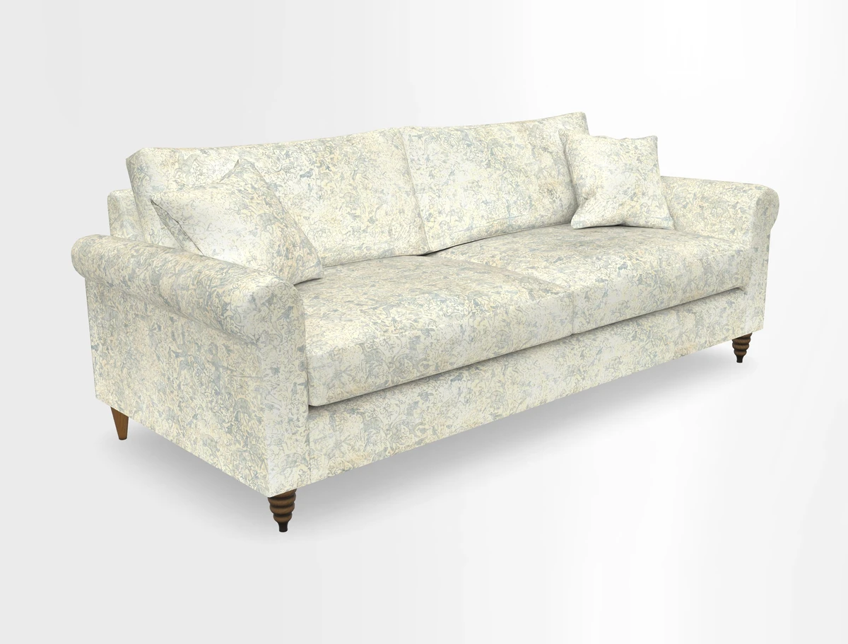 Apuldram 4 Seater Sofa in Clever Cotton Mix Mineral 
