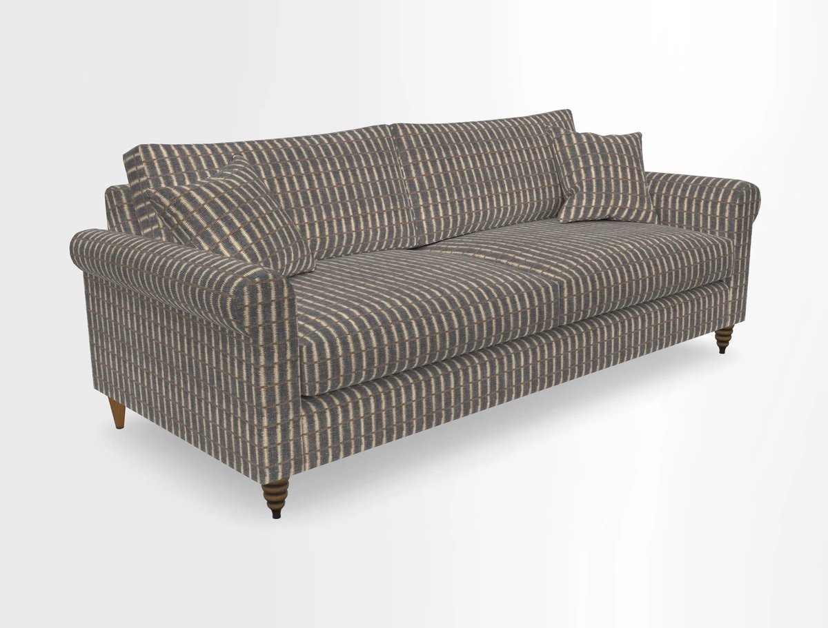 Apuldram 4 Seater Sofa in Clever Cotton Mix Mineral 