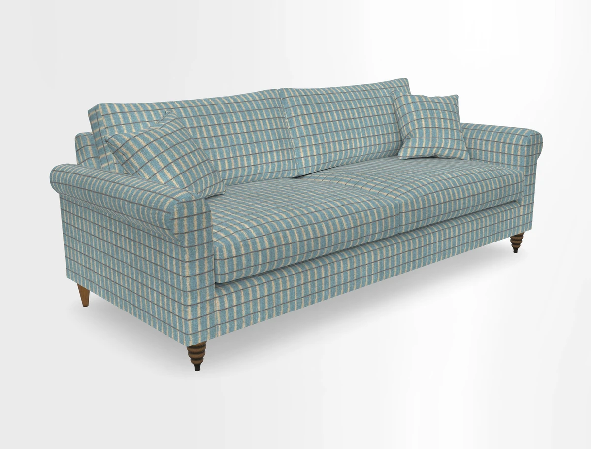 Apuldram 4 Seater Sofa in Clever Cotton Mix Mineral 