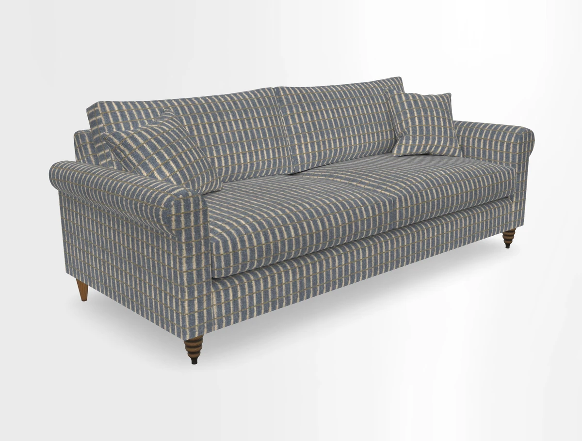 Apuldram 4 Seater Sofa in Clever Cotton Mix Mineral 