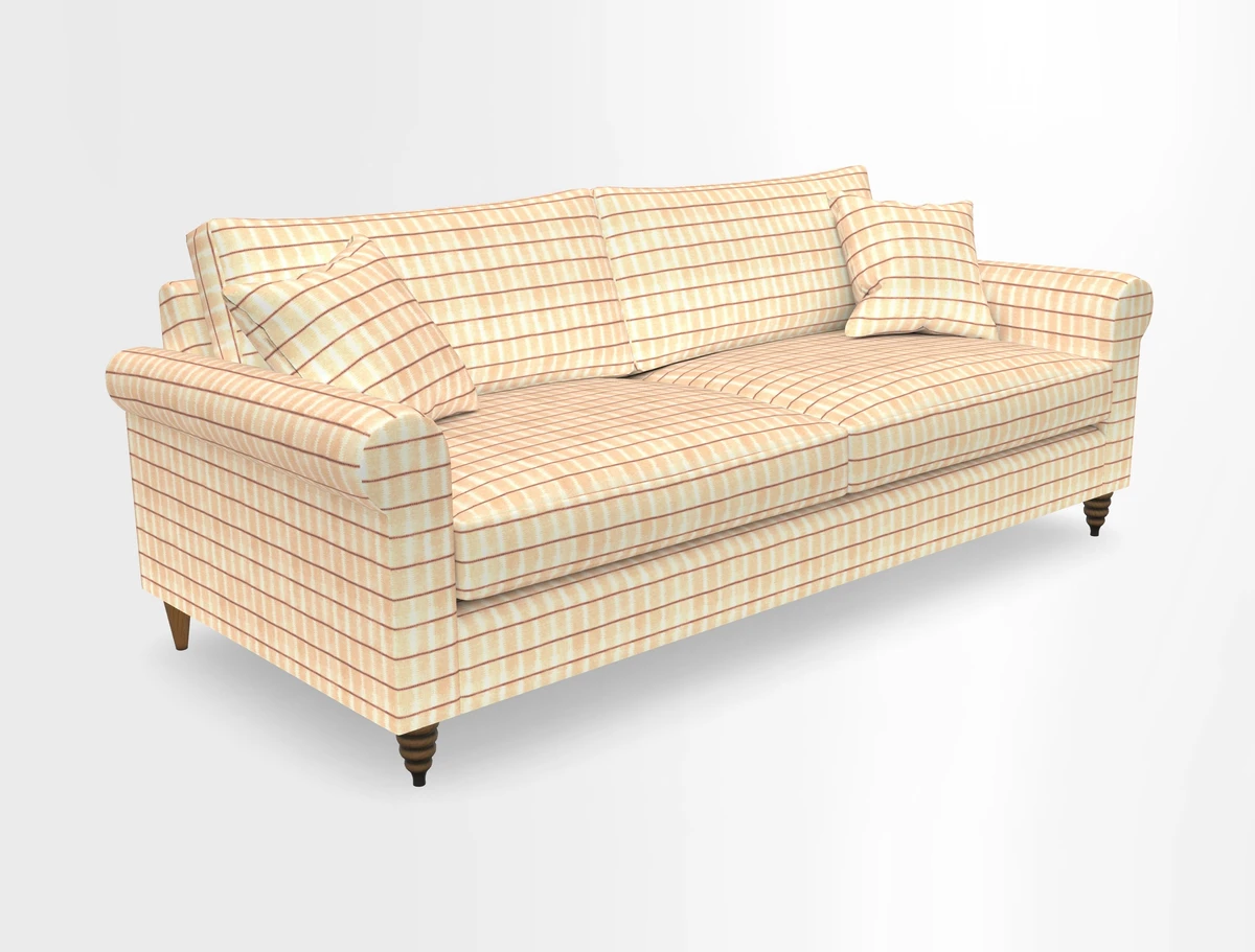 Apuldram 4 Seater Sofa in Clever Cotton Mix Mineral 