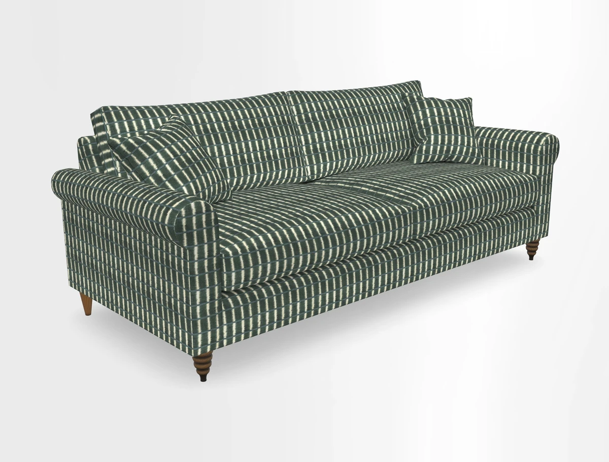 Apuldram 4 Seater Sofa in Clever Cotton Mix Mineral 