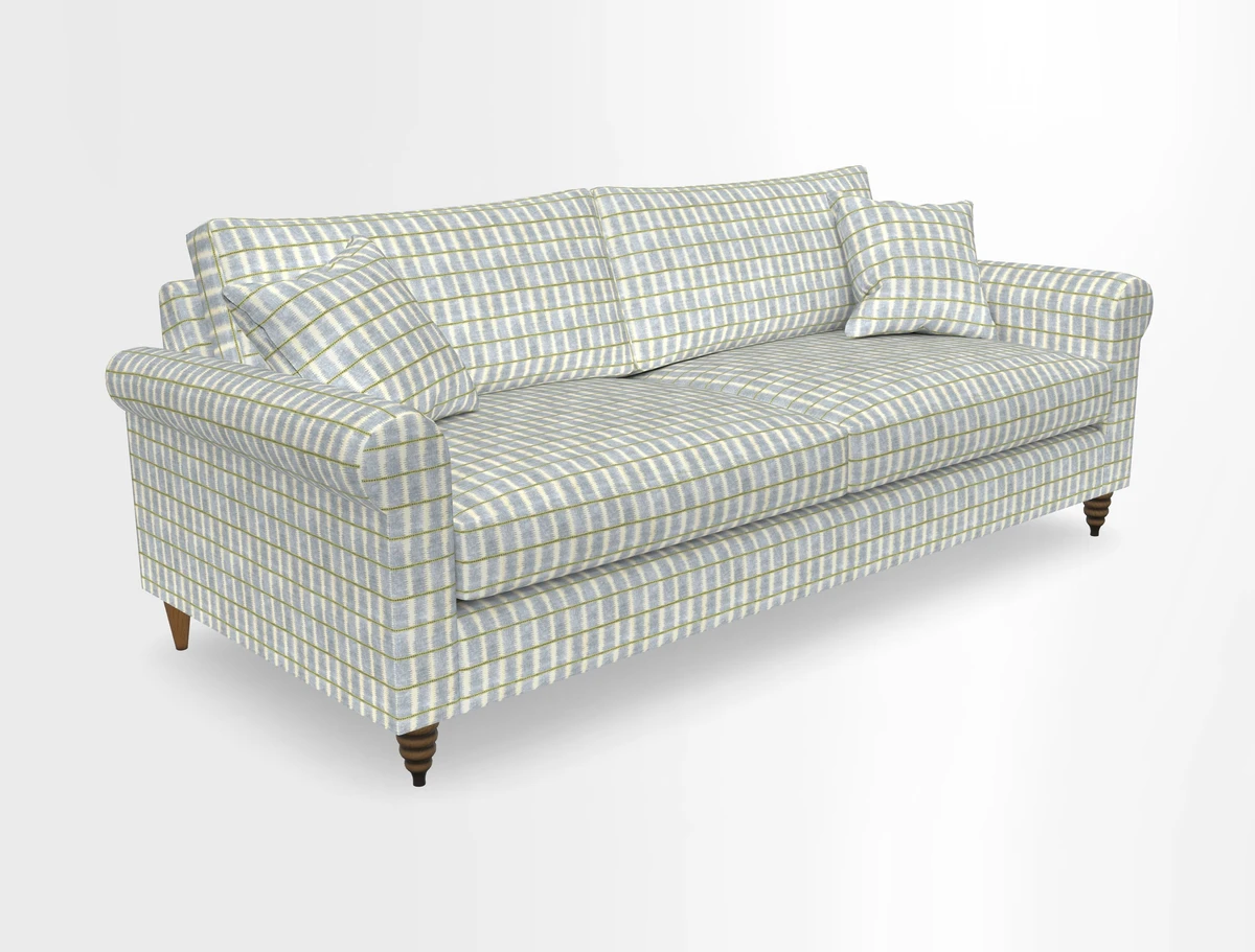 Apuldram 4 Seater Sofa in Clever Cotton Mix Mineral 