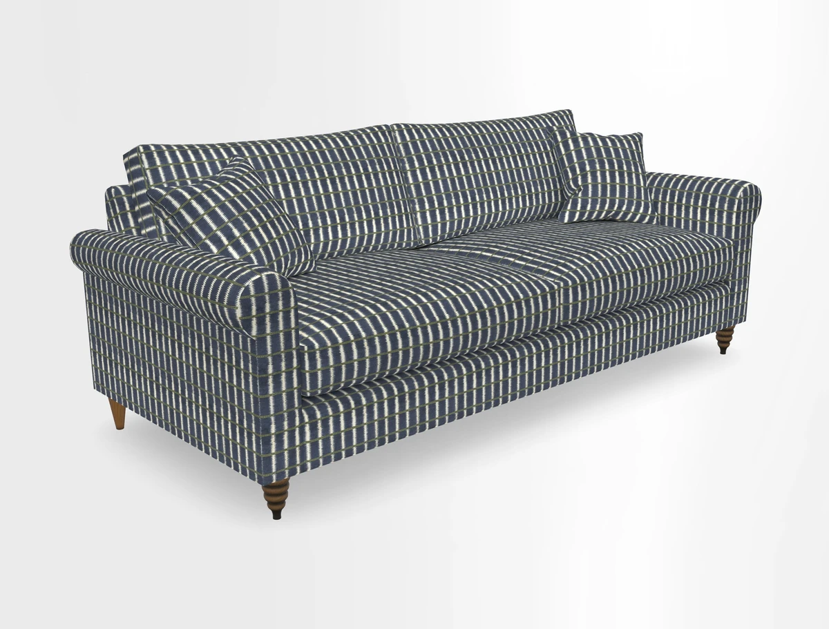 Apuldram 4 Seater Sofa in Clever Cotton Mix Mineral 