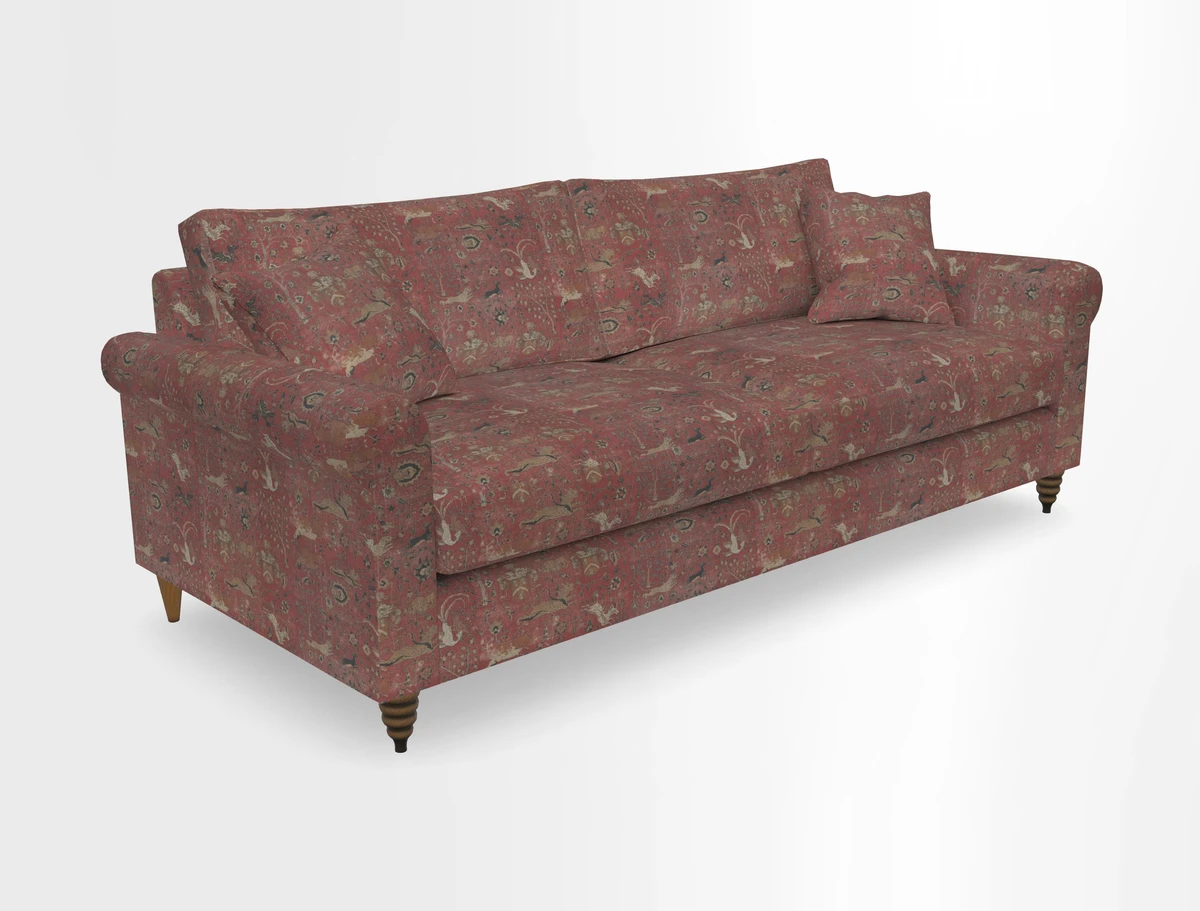 Apuldram 4 Seater Sofa in Clever Cotton Mix Mineral 