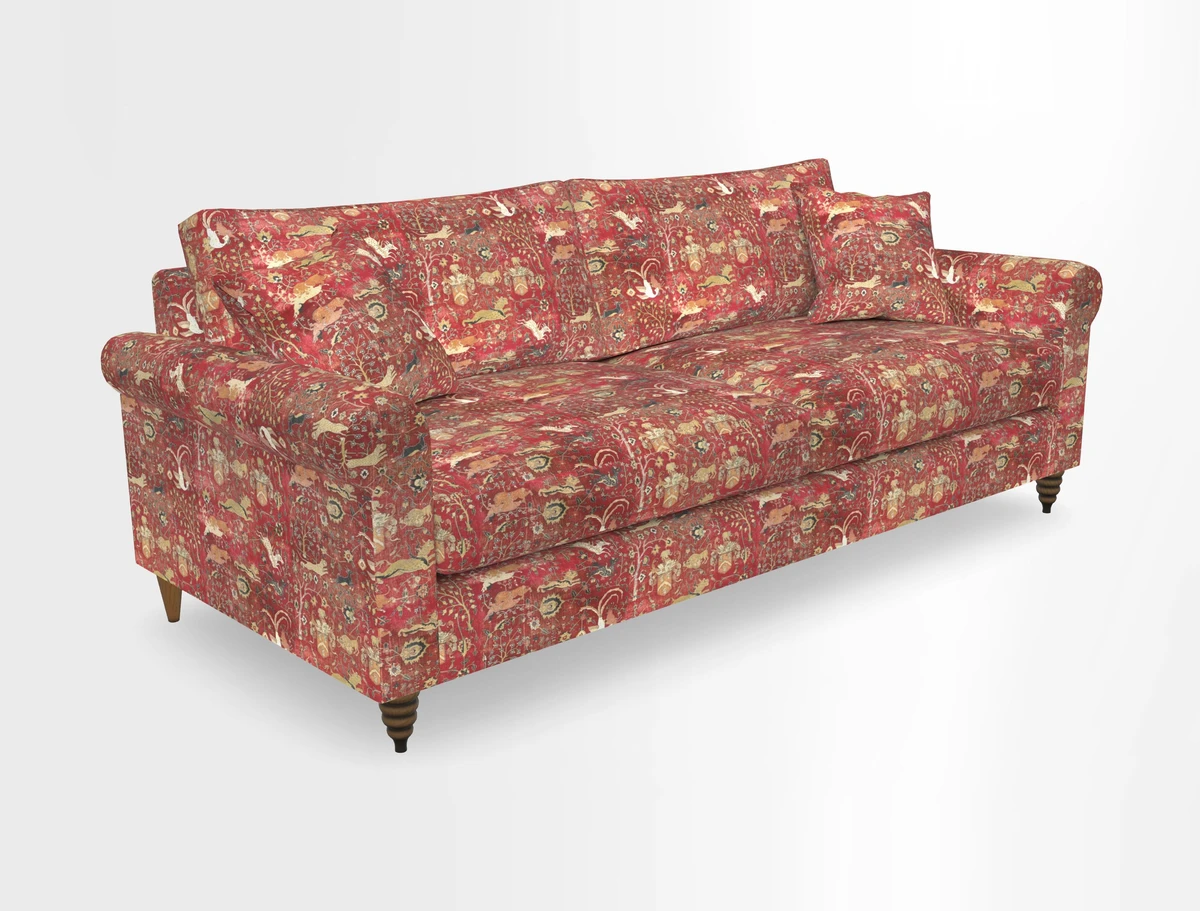 Apuldram 4 Seater Sofa in Clever Cotton Mix Mineral 