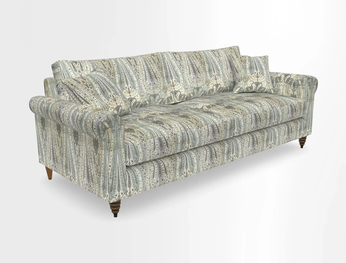 Apuldram 4 Seater Sofa in Clever Cotton Mix Mineral 